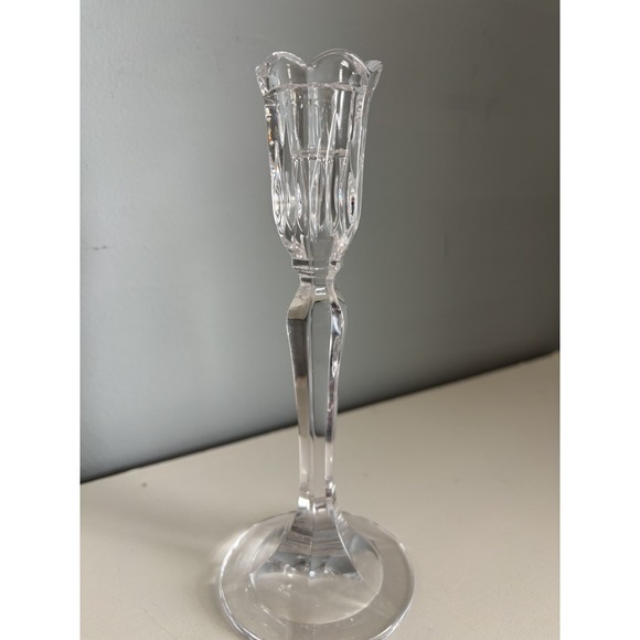 Marquis by Waterford Sorrento Crystal Candlestick Holder 8 inches - Picture 1 of 5